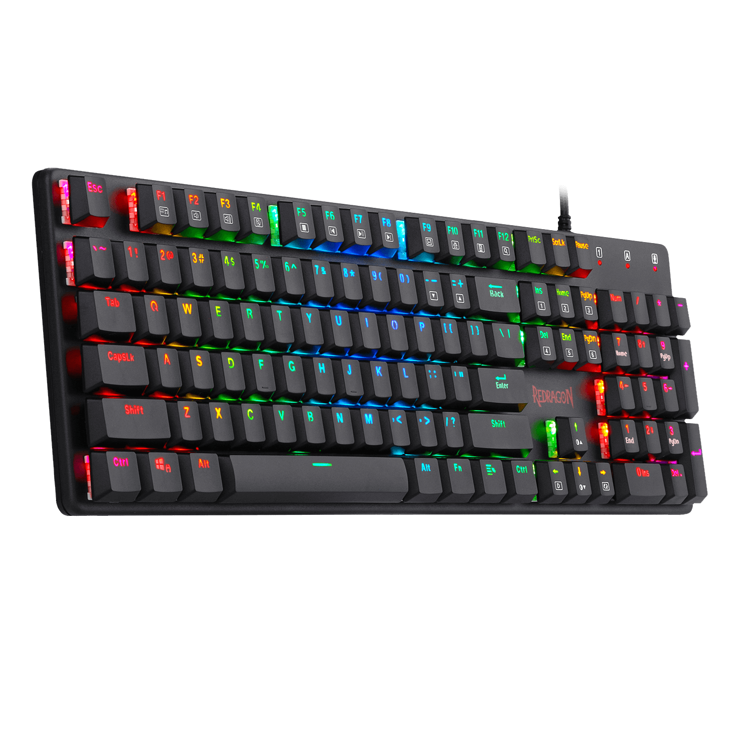 Redragon K589 Shrapnel RGB Low Profile Mechanical Gaming Keyboard, 104 Keys Anti-ghosting Mechanical Keyboard with Linear & Quiet Red Switches, Fast Actuation with Less Travel and Smooth Keys Redragon K589 Shrapnel RGB Low Profile Mechanical Gaming Keyboard, 104 Keys Anti-ghosting Mechanical Keyboard with Linear & Quiet Red Switches, Fast Actuation with Less Travel and Smooth Keys